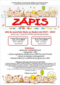 ZÁPIS 2019 - 2020